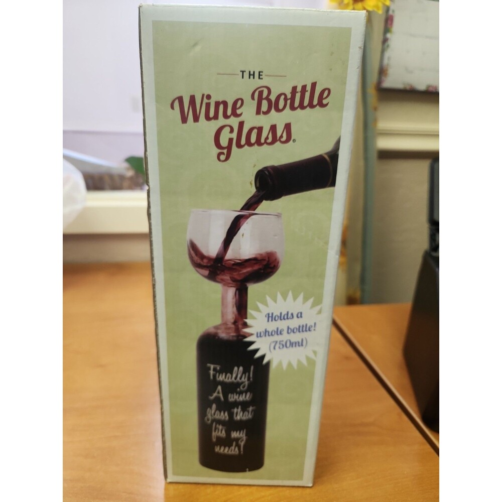 BigMouth Inc Ultimate Wine Bottle Glass Holds Full 750ml Bottle Novelty Gift Gag